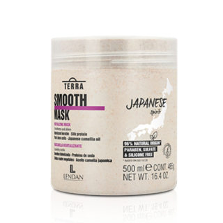 Lendan Terra Smooth uhlazující maska pro krepaté vlasy 500 ml